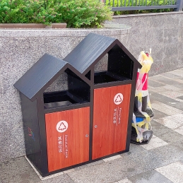 漯河公园分类垃圾桶